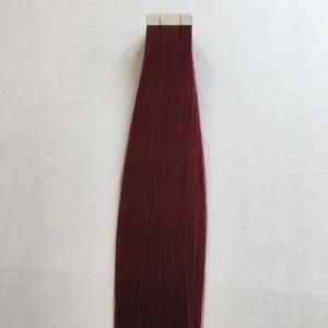 99j# Silky Straight Us PU Weft Virgin Remy Human Hair Extensions