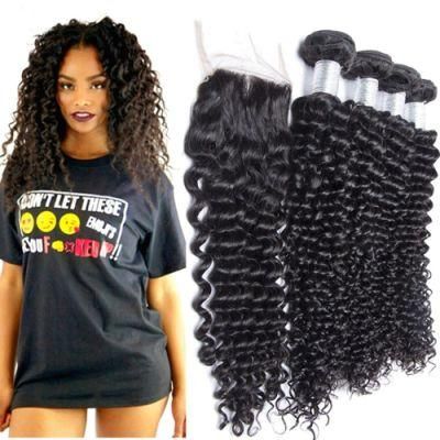 Kbeth Medium Length Deep Curly Toupee Small Deep Wave Toupee Heat Resistant Synthetic Hair Toupee for Black Women