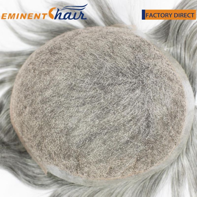 Toupee Remy Hair Men′s Lace Hair Prosthesis