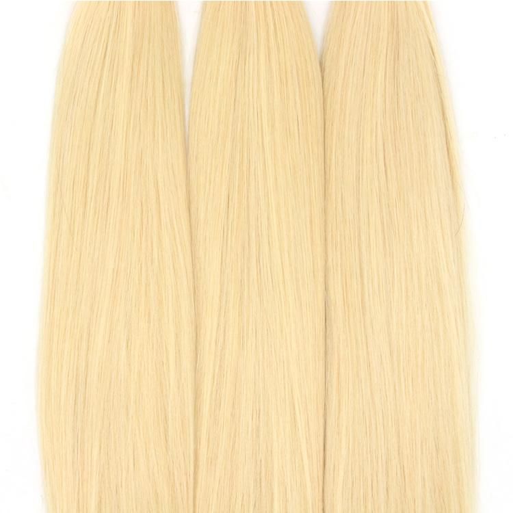 Hot Selling Brazilian Blond 613# Color Straight Human Hair Bundles