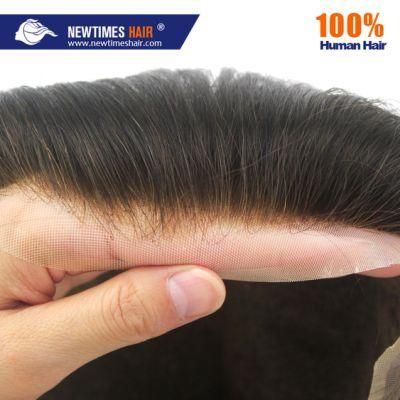 Super Fine Welded Lace Perfect Human Hair Toupee