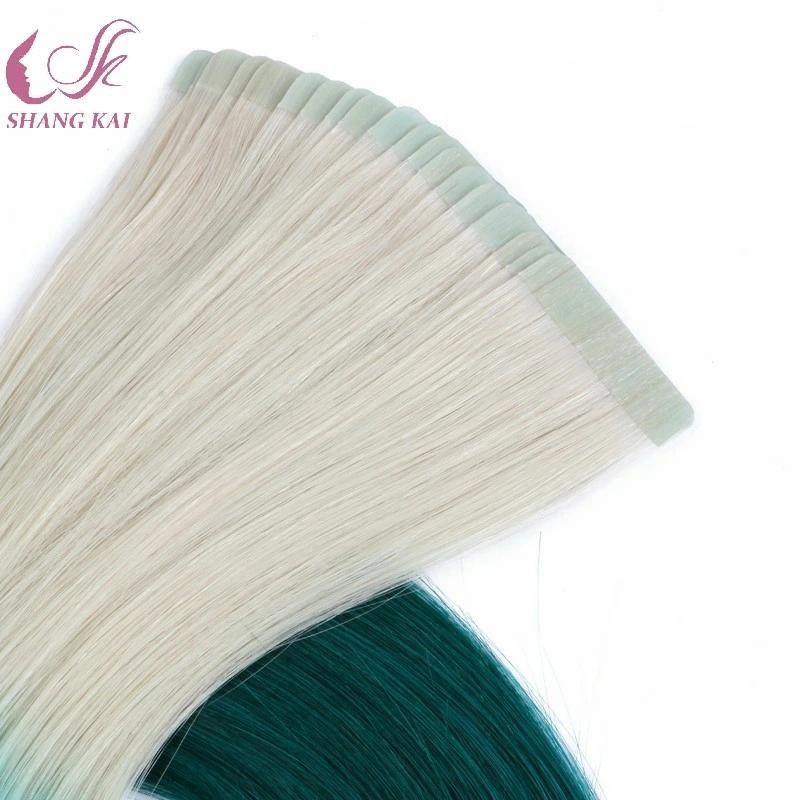 Thick End Best Quality 100% European Hair Double Drawn Tape Hair Extension