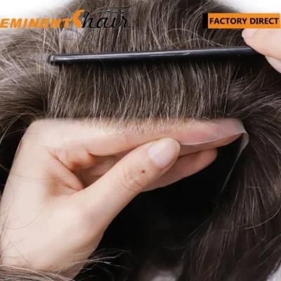 Instant Delivery Human Hair Skin Stock Hair Replacement