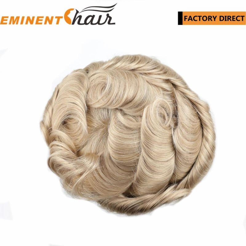 Custom Brazilian Hair Mono Toupee for Men