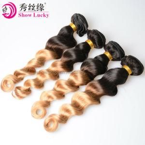 Cheap Wholesale 100% Natural Looking Remy Virgin Raw Woman Indian Virgin Ombre Human Hair