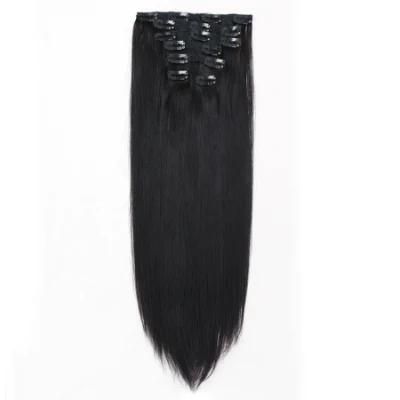 Fashion Hot Sale Thick Heavy Clip on Remy Human Hair Extension in 100g/120g/160/190g/210g/260g/280g/Set