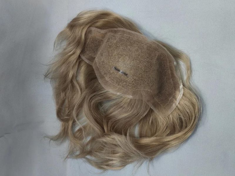 2022 Most Popular Fine Welded Mono Human Hair Toupee Made of Human Remy Hair