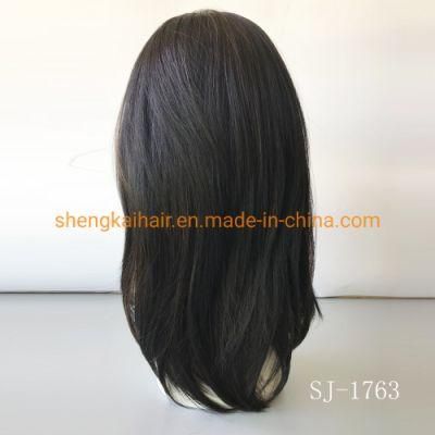 Wholesale Natural Looking Good Quality Handtied Heat Resistant Fiber Women Lace Front Wigs 626