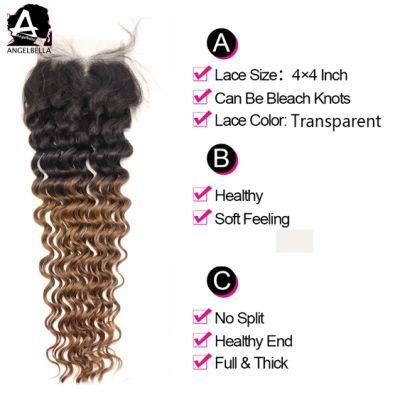 Angelbella Natural Mink Brazilian Cuticle Aligned Hair Closures Raw Indian Remy Hair Closure Vendors