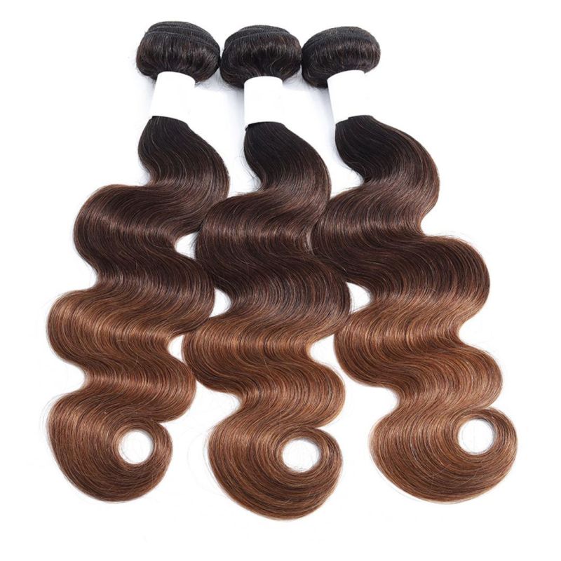 1b/4/30 Blond Ombre Human Hair Bundles Brazilian Hair Wavy Weave Bundles Colored Ombre Body Wave Bundles Remy Hair