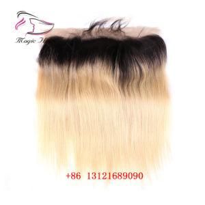 Brazilian Remy Hair 1b 613 Blonde Color Ear to Ear 13*4 Lace Frontal