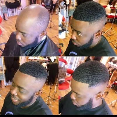 Kbeth Toupees Men Afro Hair for Black Men Natural Hair Replacement Units 110% Density Direct Sale Men Breatheable Lace Wigs From China Supplier