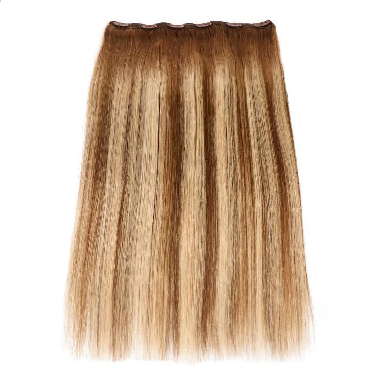 Wholesale Raw Unprocessed 100% Cuticle Aligned Human Hair Halo Hair Extensions