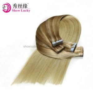 100% Cucticle Brazilian Straight Hair Keratin PU Tape Weft Brazil Human Hair Extension