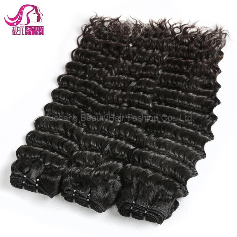 100% Mink Brazilian Deep Wave Hair Piece Virgin Hair Bundles