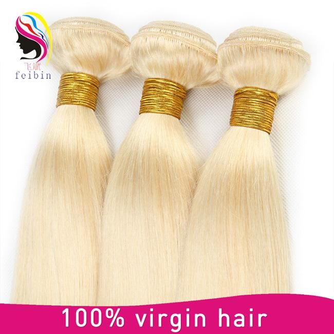 Hot Sale Mongolian Silky Straight Blond Human Hair Weaving