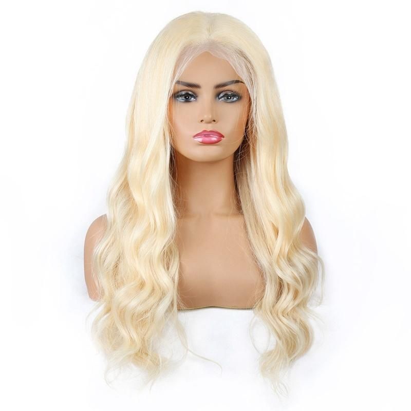 Factory Wholesale High Quality Brazil Human Hair 613# Wig 150% 13*4 Remy Hair Wig