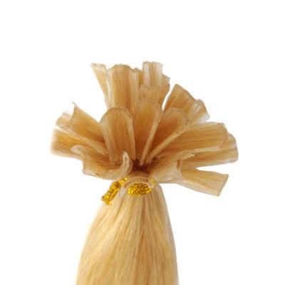 Human India U Tip Extensions Balayage Color Machine Made Remy Nail Tip Hair Extensions