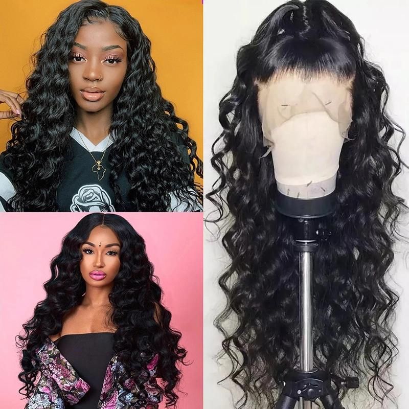 Raw Indian Human Hair Curly Lace Wig