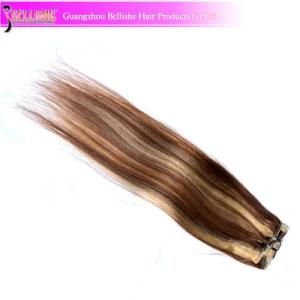 Wonderful Clip in Hair Extension P8/613 7PCS Indian Human Hair