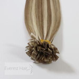 P1001/8 Virgin Remy Human Hair Extensions Flat Tip Keratin Fusion Hair