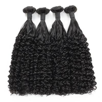 Double Drawn Silky Straight Curky Ends Funmi Hair Bundles Wholesale Hair Extensions