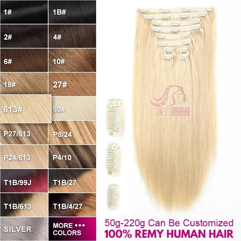 Perfect Customer Experience Premium Wholesale Afro Hair Clip in Extensions Long Curly Clip in Human Hair Extension