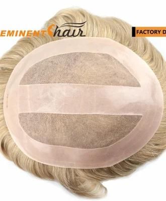 Custom Brazilian Hair Mono Toupee for Men