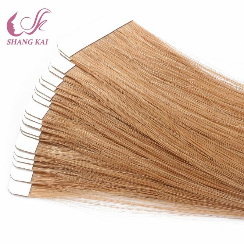 100% Unprocessed Virgin Remy Human Hair Tape in Extension