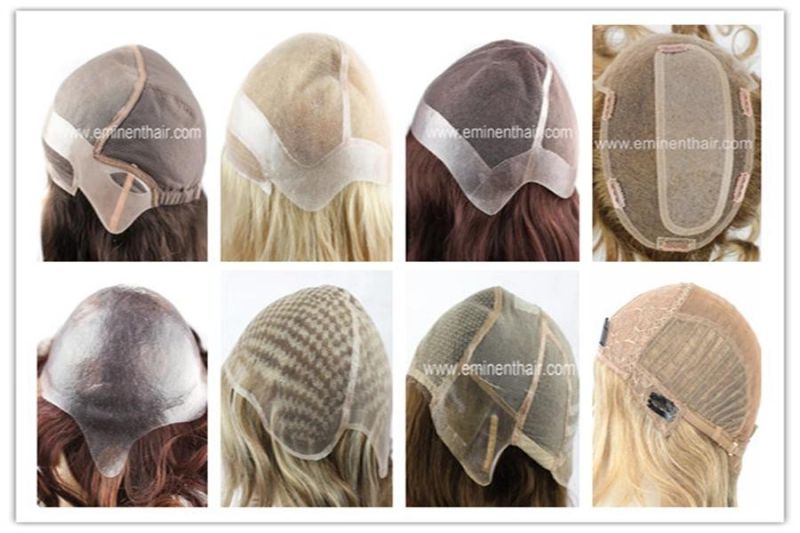 Custom Made Human Hair Replacement Men′s Wig