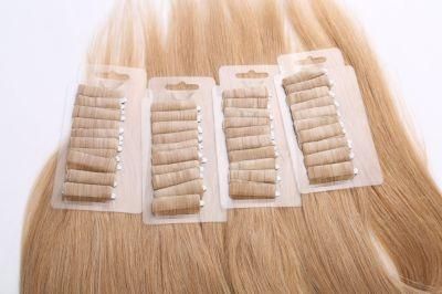 Color 4 0.4cm Width Adhesive Remy Hair PU Weft Straight Tape Human Wholesales Chinese Hair Extensions for Thin Hair