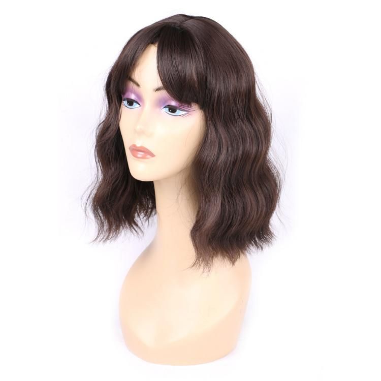 Wholesale Ombre Brown Water Wave Short Bob Synthetic Hair Wigs