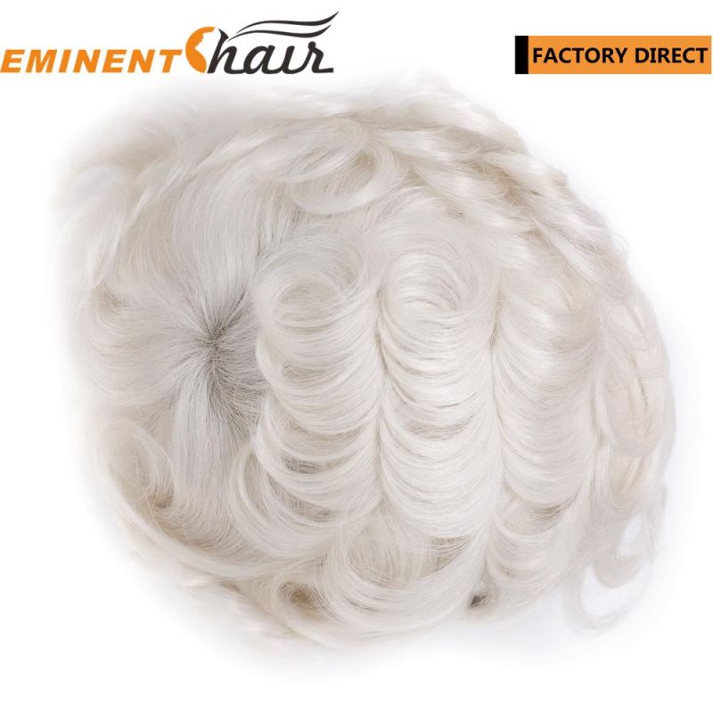 Custom Made Men′ S Synthetic Hair Mono Toupee