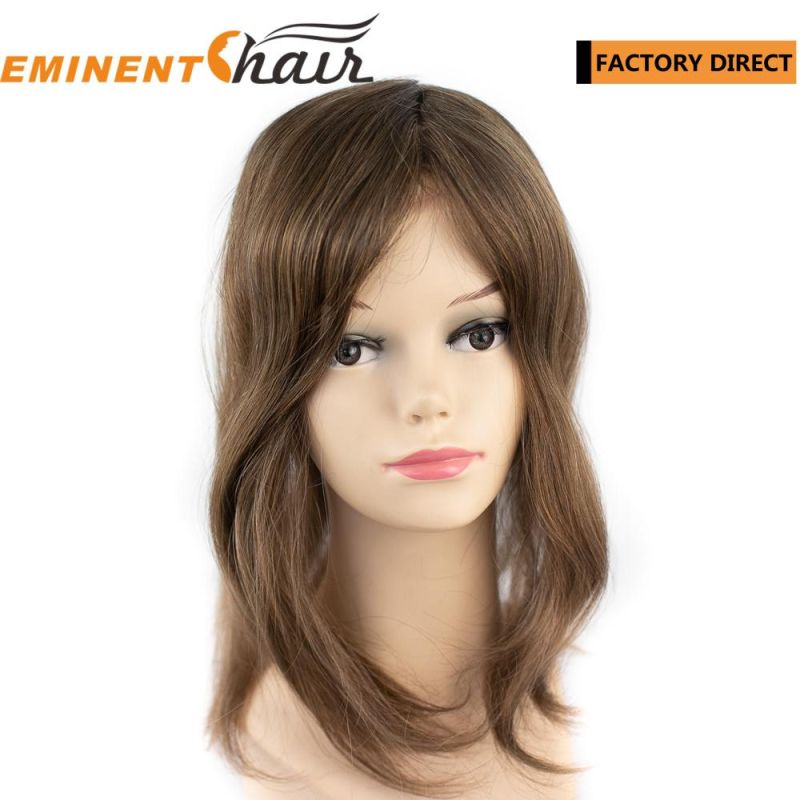 Hotsale Natural Effect Lace Front Mono Virgin Hair Women Hair Piece