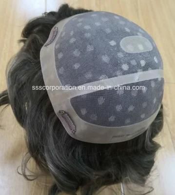 2022 Conventional Design Nylon Top Poly Perimeter Comfortable Durable Hair Replacement