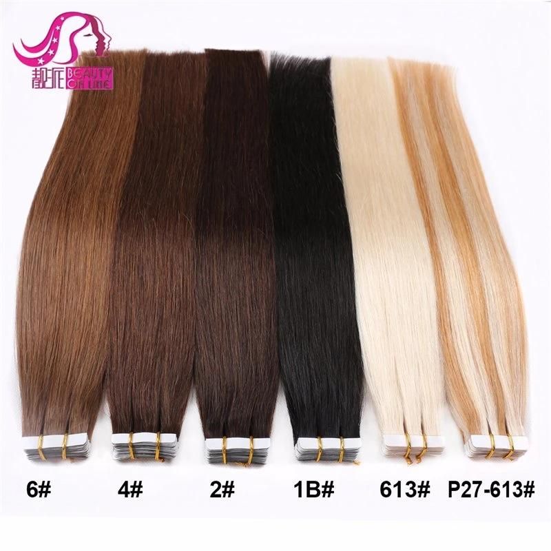 2020 Best Selling Human Hair Best Quality Super Tape Cuticle Remy Skin Weft Seamless Tape in Hair Extensions