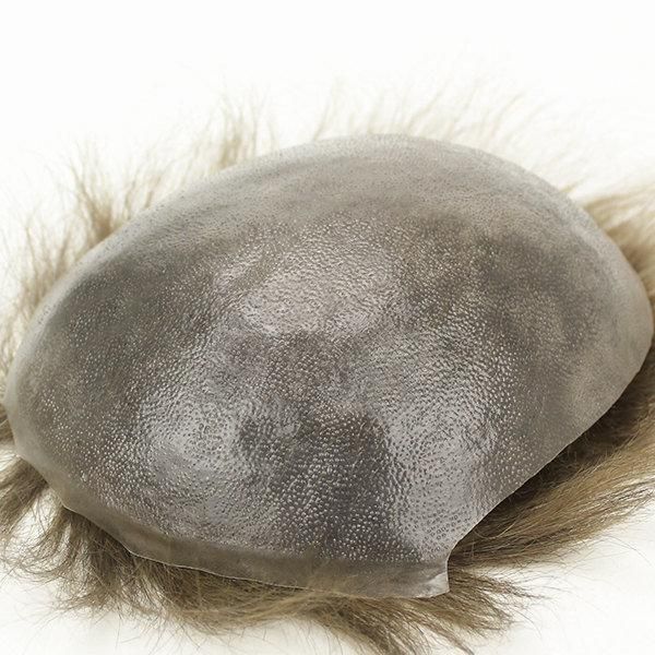 Ll182: Super Natural Looking Lift Injected Skin Base Men′s Hairpiece