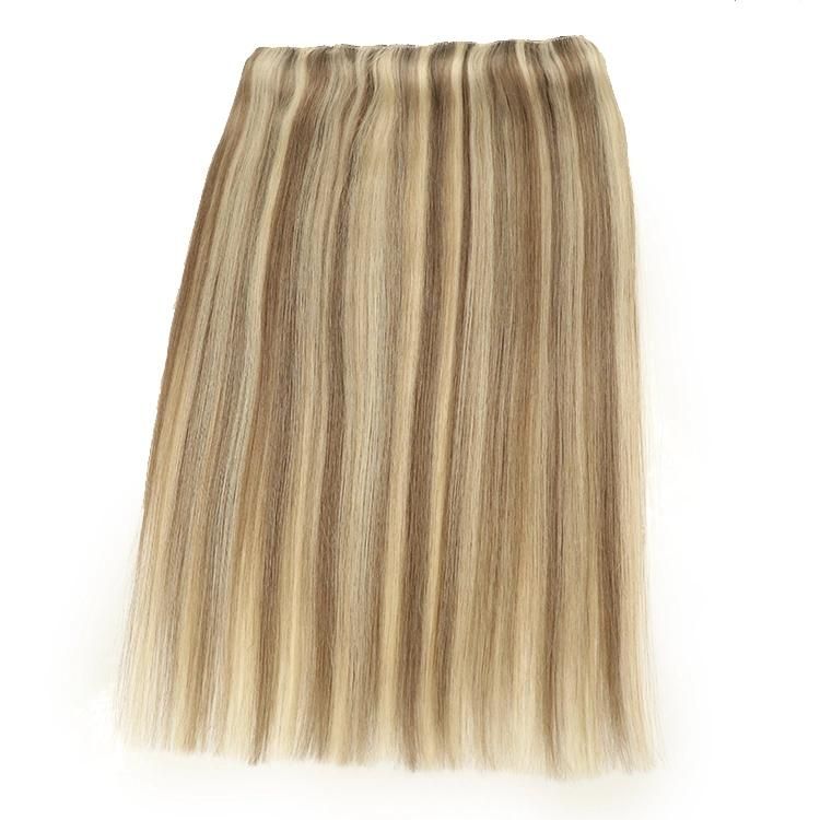 Wholesale 12A 100% Cuticle Aligned European Halo Clip in Hair Extensions #P18/60