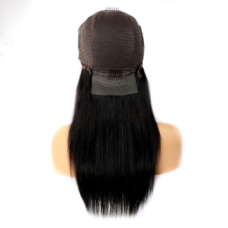 13*4 Transparent Lace Frontal, Hair Bundles, Hair Closure, Brazilian Virgin Hair, 180% Density Straight Black Human Hair Wig for Women 10inch-30inch