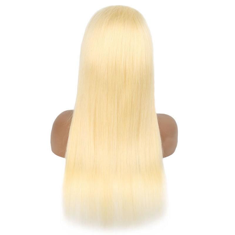 Wholesale 13X4 Lace Front Silky Straight Blond Human Hair Wig #613