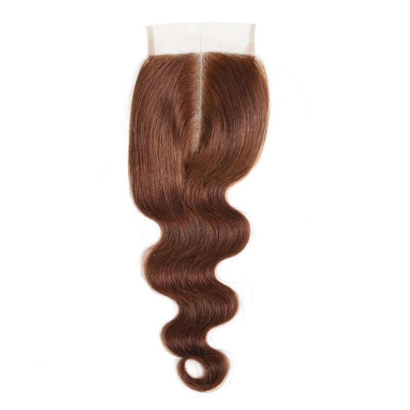 Top Quality Lace Closure Straight Cuticle Aligned Human Hair