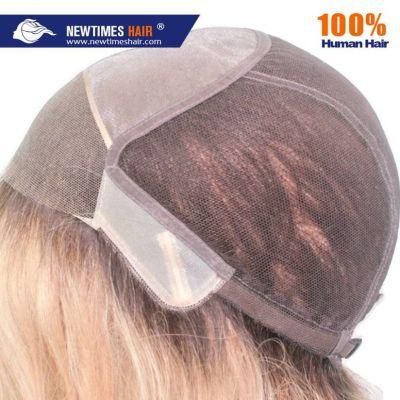 Ladies Custom French Lace and Silk Top Elasticated High Quality Wig
