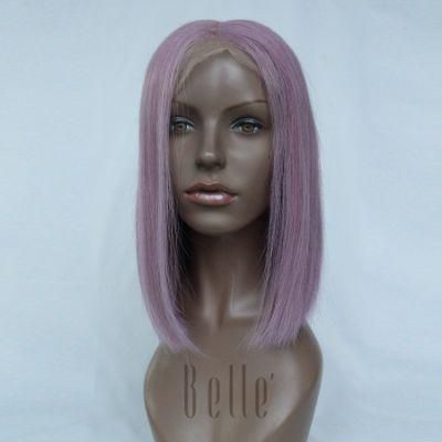 Middle Parting 100% Remy Human Hair Luxury Bob Front Wig