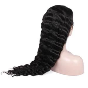 Peruvian Deep Body Wave Lace Front Wig Natural Color Lace Front Wig