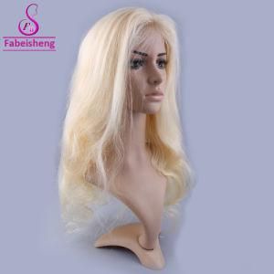 Pre Plucked Hairline Color 613 High Quality 100 Human Hair Full Lace Blonde Wig