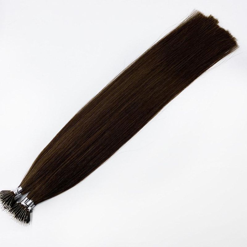 Wholesale Custom Nano Ring Bond Hair Extensions Mini Virgin Hair