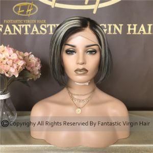 Amazing Chinese Virgin/Remy Human Hair Full/Frontal Lace Wig with Salon Color Skills