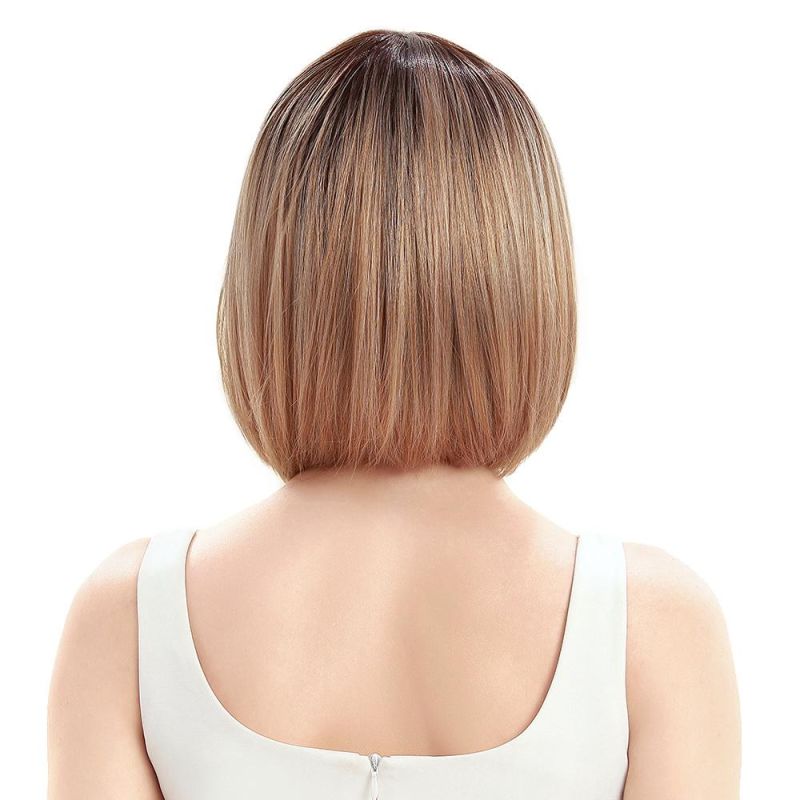 Kbeth Bob Wig for Women HD Lace Frontal in Stock 613 Gold Straight Summer Cool Drop Shipping 12 14 16 Inch Brazilian Customers Favo Wigs for Ladies