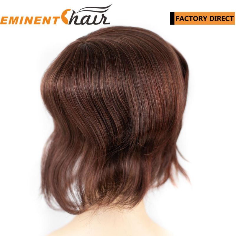 Lace Front Virgin Hair Ribbon Integration Women Hair Topper