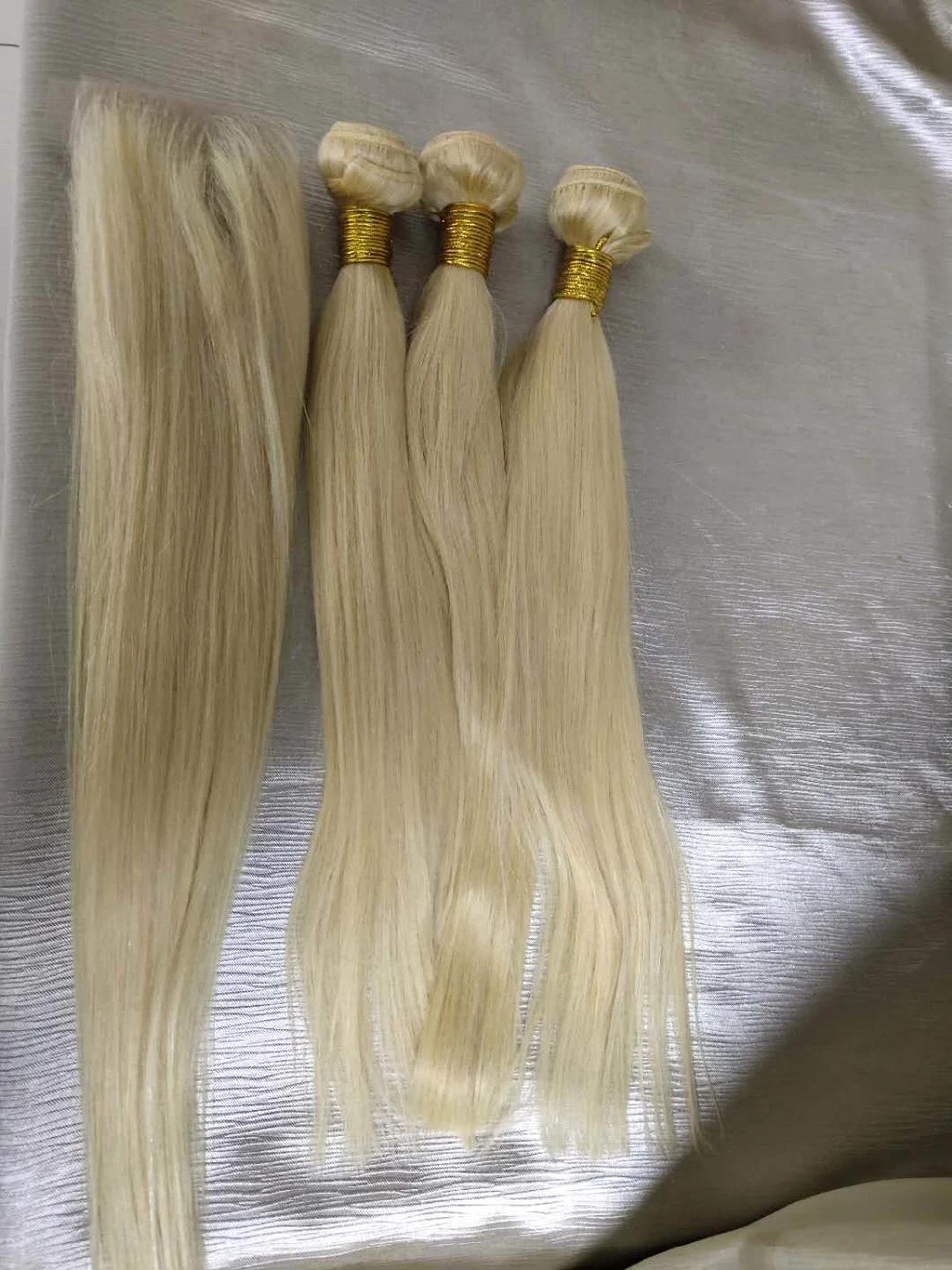 Wholesale Price Mink Blonde Color Brazilian Human Hair Bundles